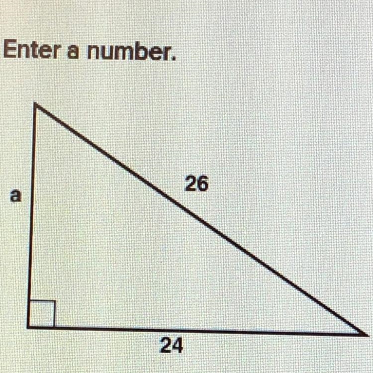 The length of the unknown leg is __-example-1