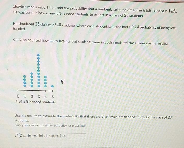 Chayton read a report that said the probability that a randomly selected American-example-1