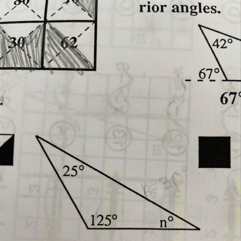 How do i find the angle of N-example-1