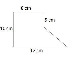 Find the area of the figure. A) 41 cm2 B) 90 cm2 C) 95 cm2 D) 100 cm2-example-1