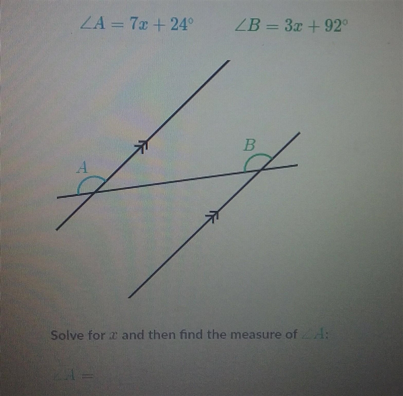 The angle measurements in the diagram are represented by the following expressions-example-1