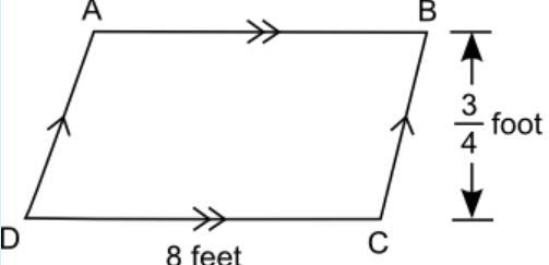 Please help A parallelogram is shown below: Part A: What is the area of the parallelogram-example-1