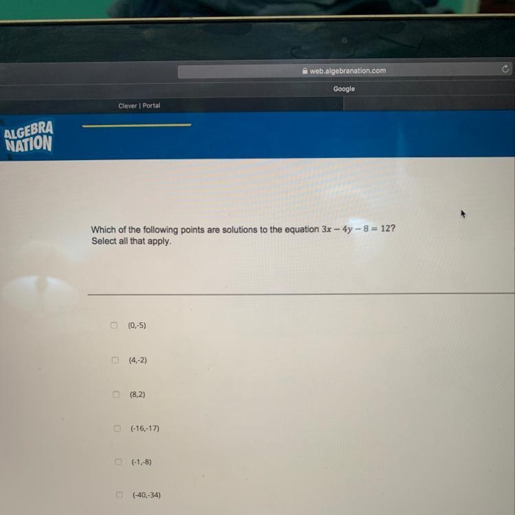 Need help answering this algebra nation question!-example-1