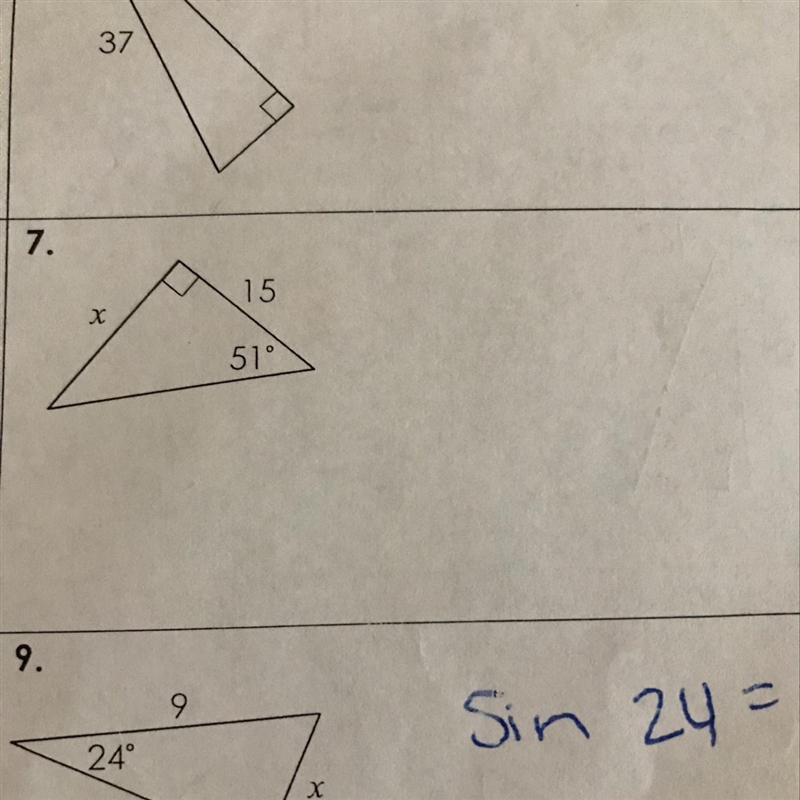 7. what is the value of x-example-1