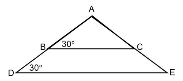 Which of the following is a pair of similar triangles? A) Image A (1st Image) B) Image-example-4