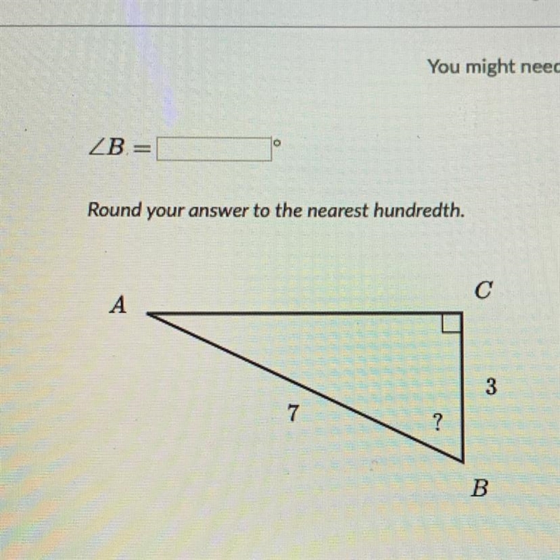 What is angle B.........-example-1