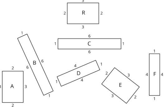 Use materials from the geometry tool kit to decide which rectangles are congruent-example-1