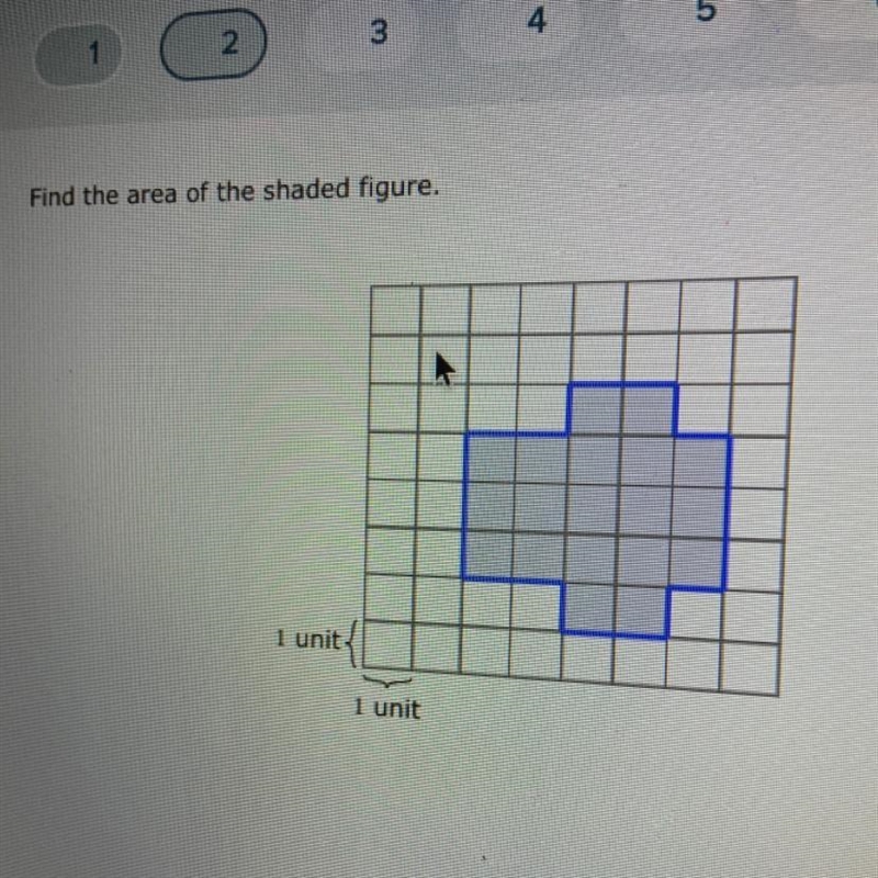 Find the area of the shaded figure-example-1