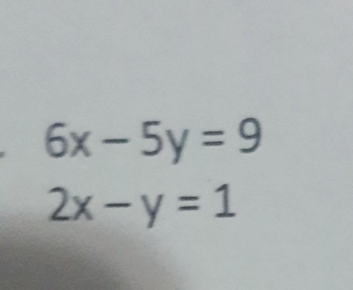 Can someone help me to solve a system of Equations Algebraically, please? I keep missing-example-1