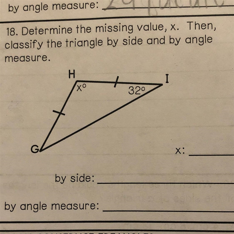 Determine the missing value, x-example-1