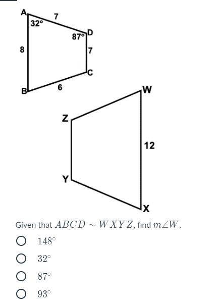 Geometry multiple choice!!! help is seriously appreciated-example-1