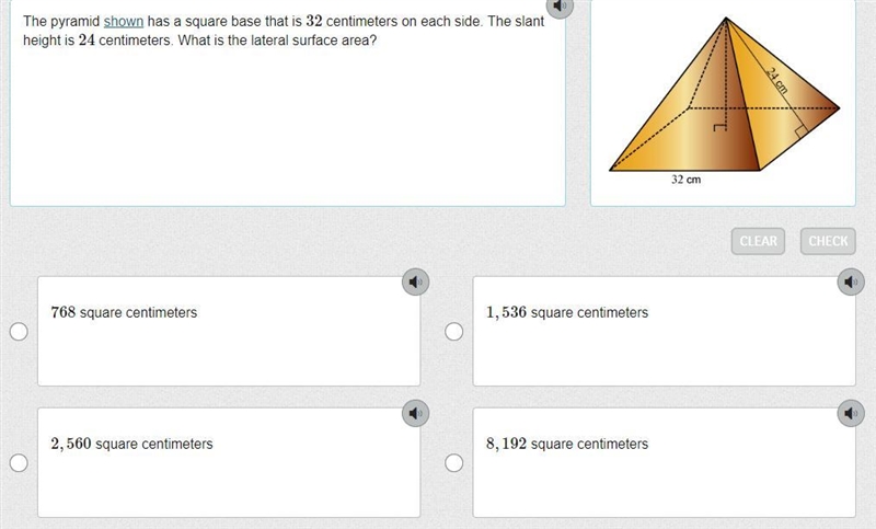 What is the lateral surface area of the pyramid?-example-1