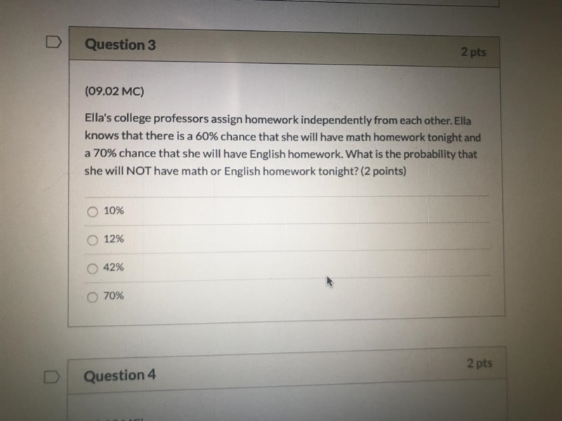 Well is their an answer? I thought it was 35% but that’s not an option-example-1