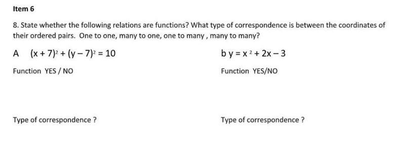 Please help! type of correspondence q's. ​-example-1