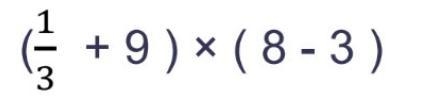 Evaluate the expression and put your answer in fraction form Answer options: 9/7 13/25 59/4 140/3-example-1