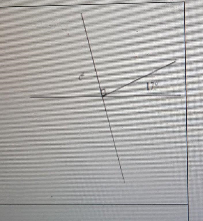 Two lines meet at a point that is also the endpoint of a ray. Set up and solve an-example-1