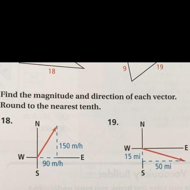 Can somebody help on 18 and 19? Thank you (Click on picture for questions) Directions-example-1