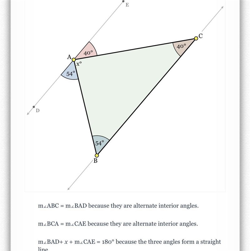 So the value of x must be _____-example-1