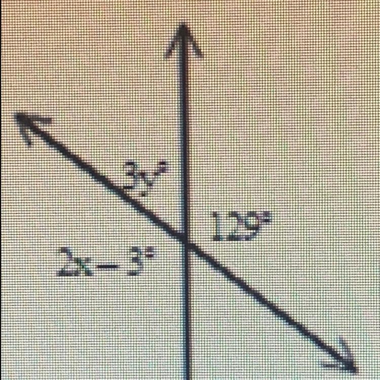 9. Find the values of x and y. (1 point) 129 2z-3 3y^2 A- x = 129, y=51 B- x = 51, y-example-1