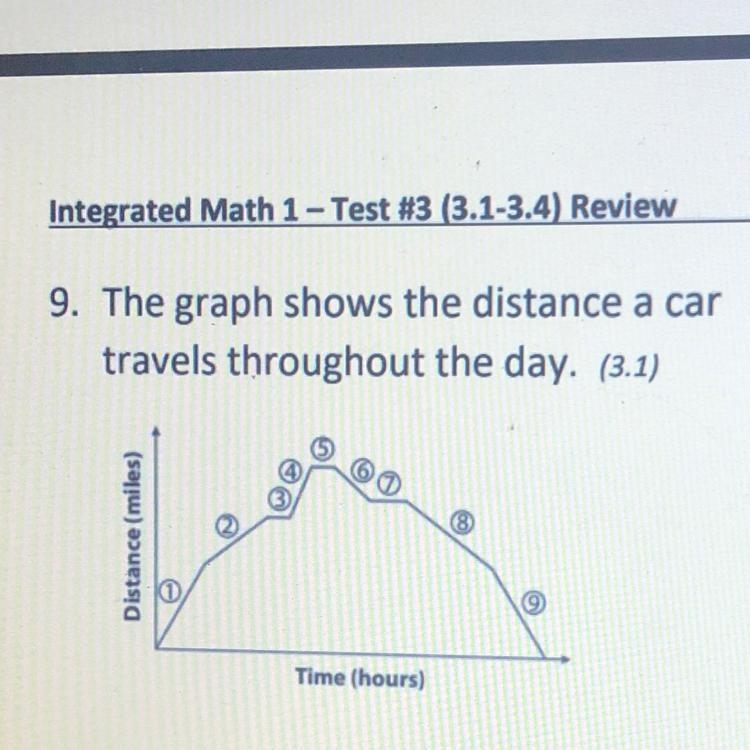 A. How does part 1 of the graph compare to part 2? b. How does part 8 of the graph-example-1