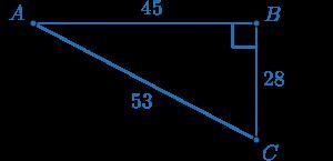 Use triangle ABC to write the value of tan A as a ratio. What is the ratio for tan-example-1