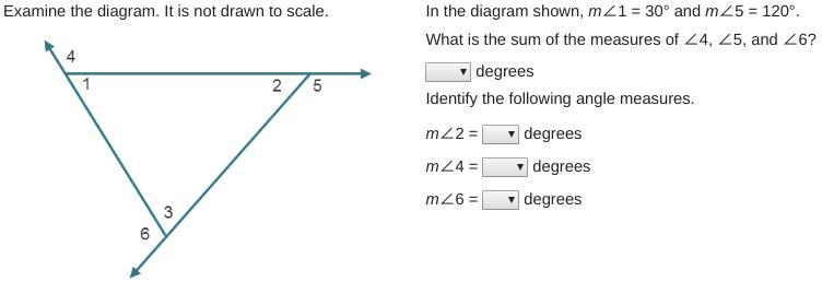 PLEASE HELP MEEE!!! Examine the diagram. It is not drawn to scale. In the diagram-example-1