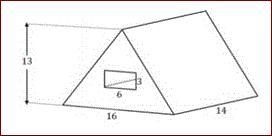 1000 POINTS AND BRIANLEST A triangular prism has a rectangular prism cut out of it-example-1