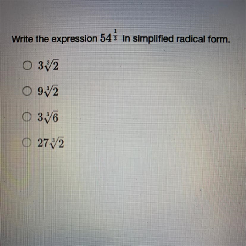 54 1/3 in simplified radical form-example-1