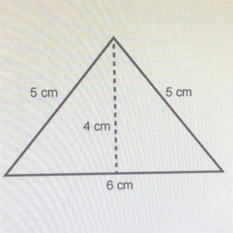 What is the area of this triangle? A. 12 square centimeters B. 36 square centimeters-example-1