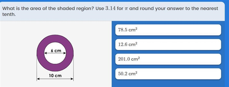 The area of a circle-example-1