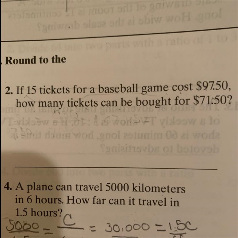 If 15 tickets for a baseball game cost $97.50, how many tickets can be bought for-example-1