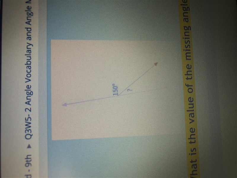 What is the value of the missing angle-example-1