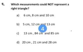 Please help asap!!! I need to know the answer to this. which measurement could not-example-1