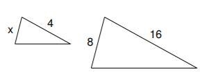 The triangles pictured below are proportional to each other. What is the measure of-example-1