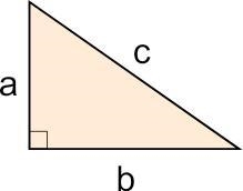 For the triangle shown, describe which sides are the legs and which are the hypotenuse-example-1