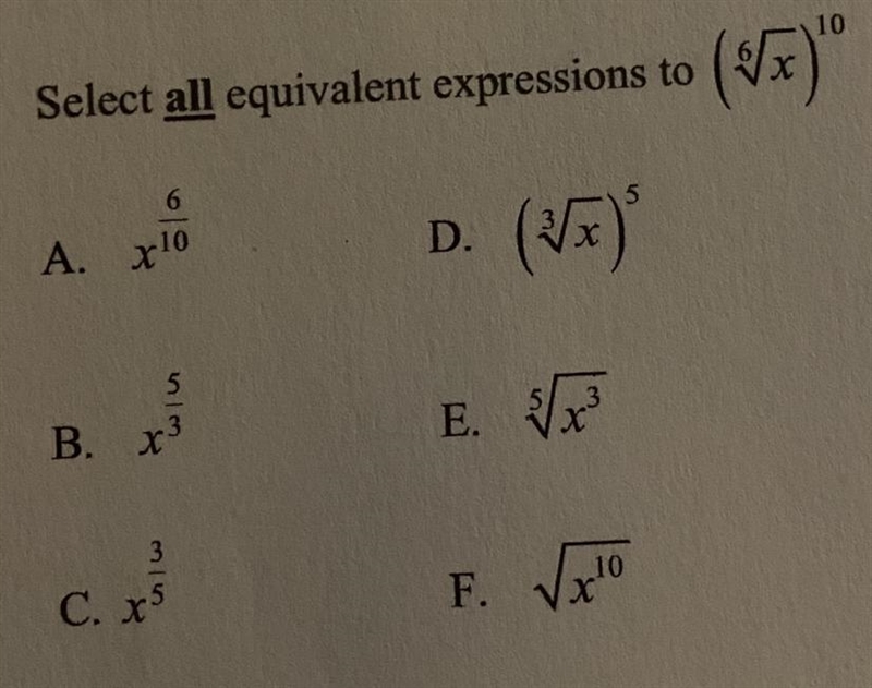 Select all equivalent expressions-example-1