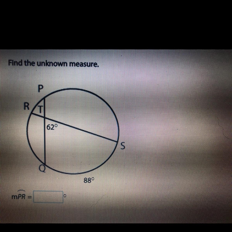 Find the unknown measure.-example-1