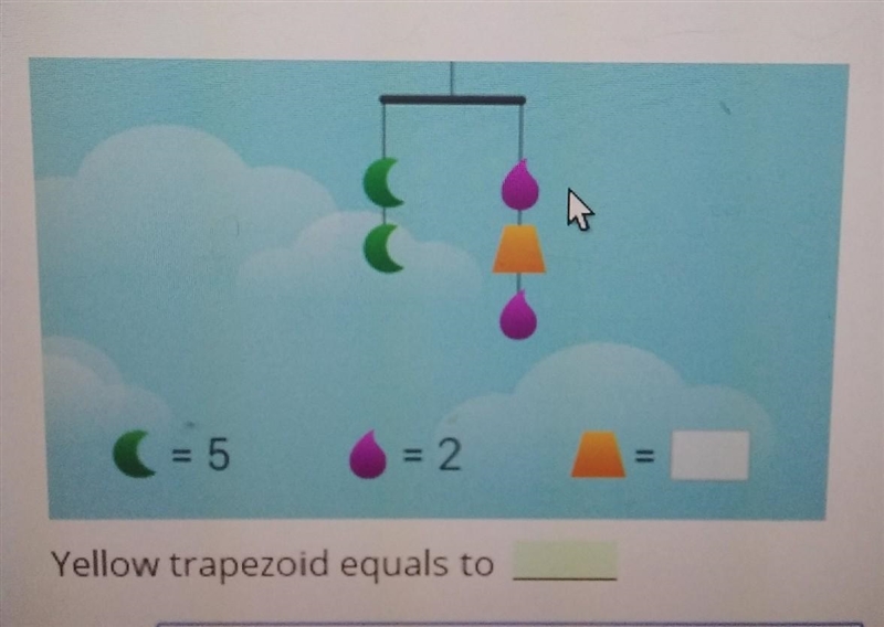 Yellow trapezoid equals to _________?​-example-1