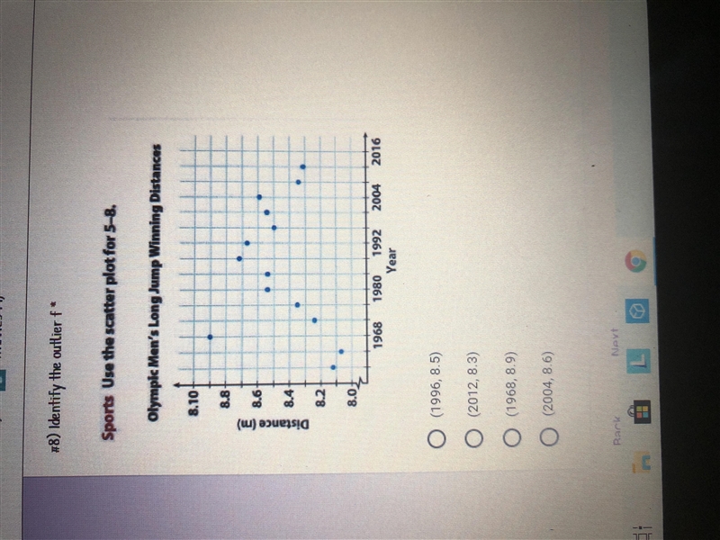 Identify the outlier f-example-1