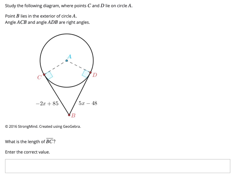 6. Please help. What is the length of BC⎯⎯⎯⎯⎯⎯⎯⎯? Enter the correct value.-example-1