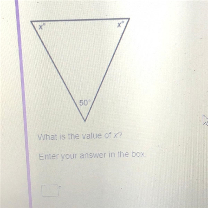 Help please :( What is the value of x? Enter your answer in the box-example-1