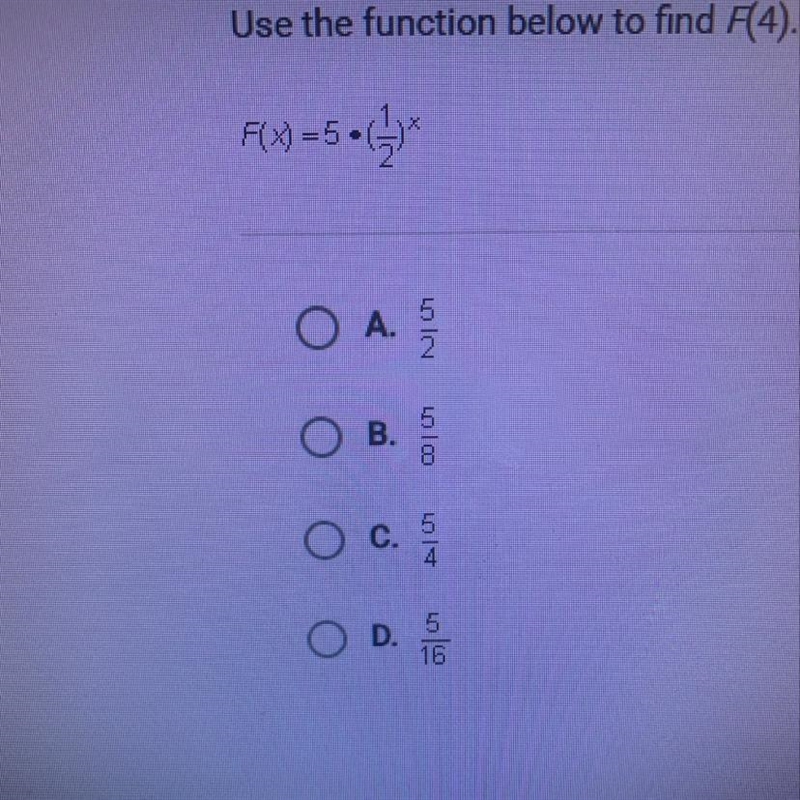 Use the function below to find F(4).-example-1