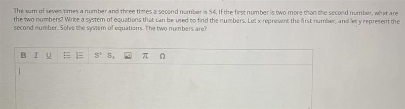 The sum of seven times a number— PLEASE HELP!-example-1