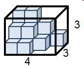 Which statements about this prism partially packed with unit cubes are true? Check-example-1