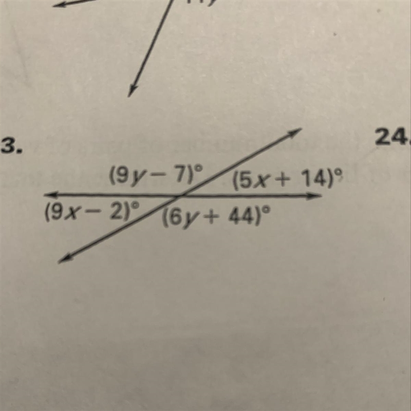 What’s the values of x and y?-example-1