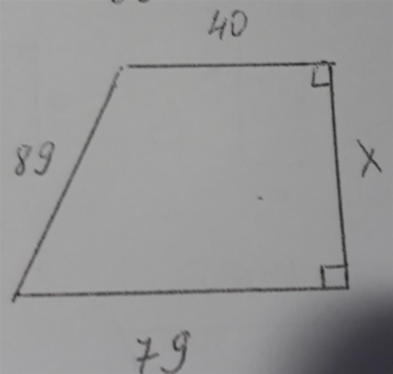 I need to find x using pythagorean theoram ​-example-1