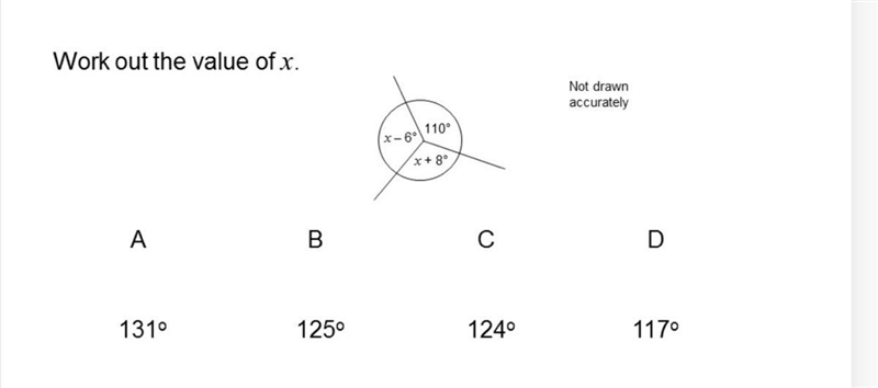 Work out the value of x.-example-1