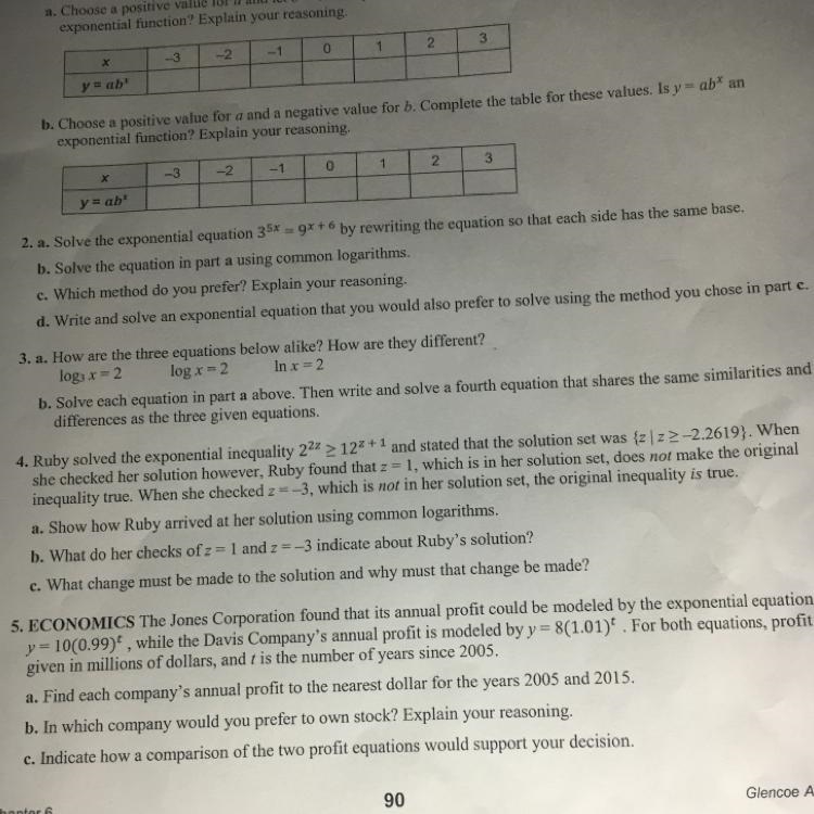 Please answer #4 A-C!-example-1