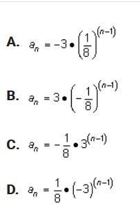 What is the explicit formula for the geometric sequence with this recursive formula-example-2