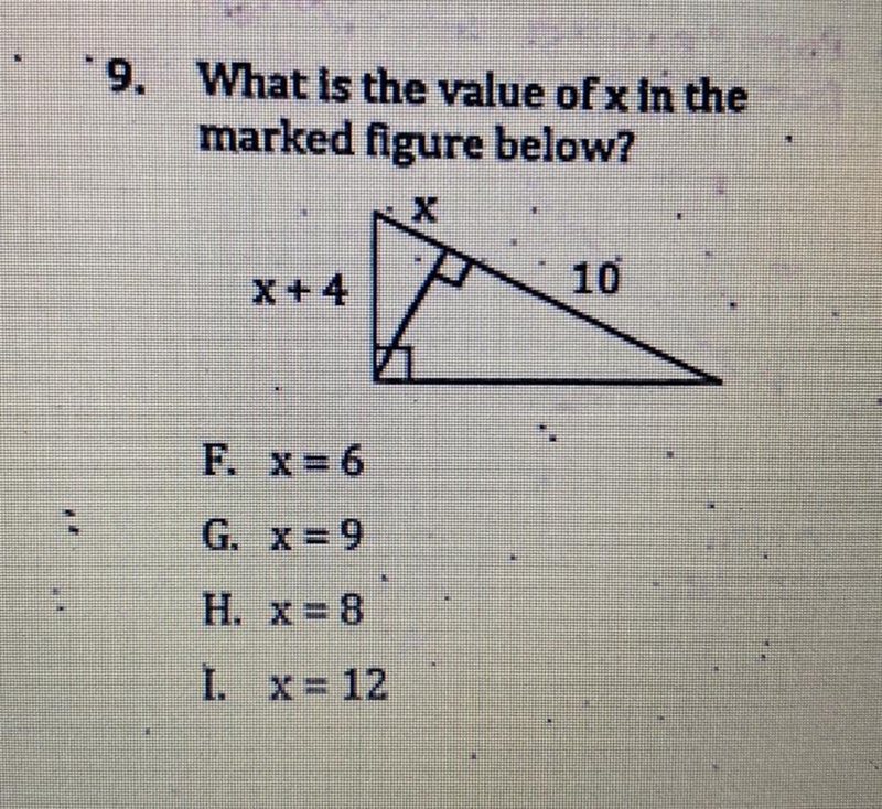 What is the Value of X in the figure below-example-1